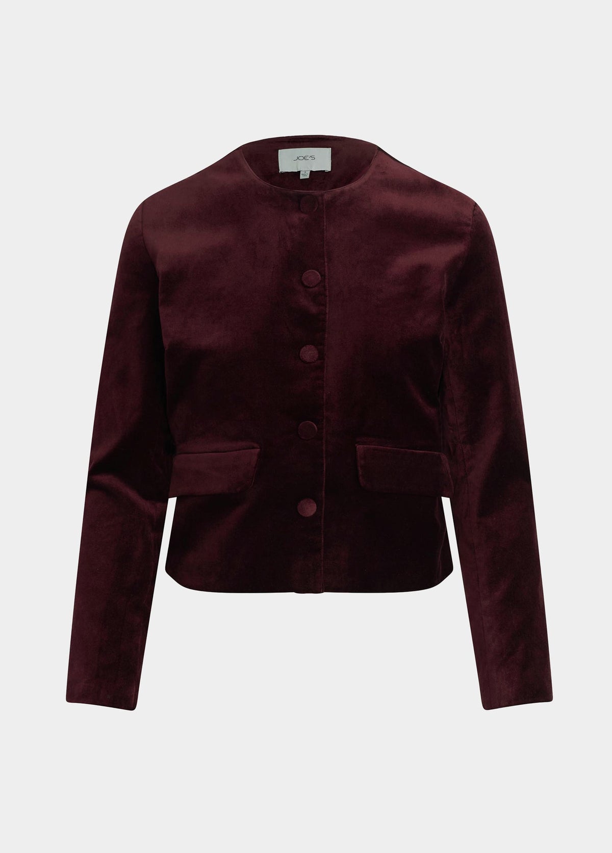Joe's Jeans Women THE VELVETEEN LADY LIKE JACKET Cabernet