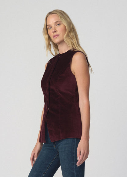 Joe's Jeans Women THE VELVETEEN TUNIC Cabernet