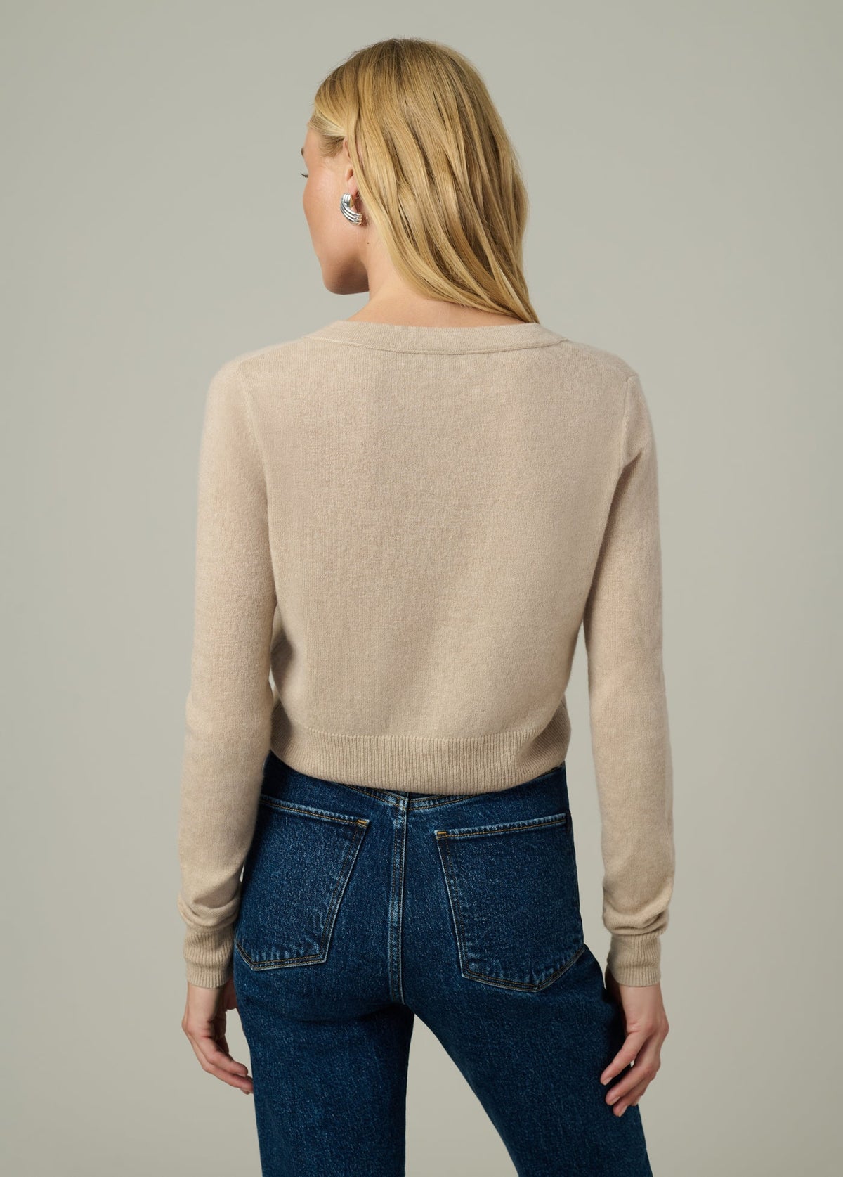 Joe's Jeans Women THE DANI CASHMERE CARDIGAN Oatmeal