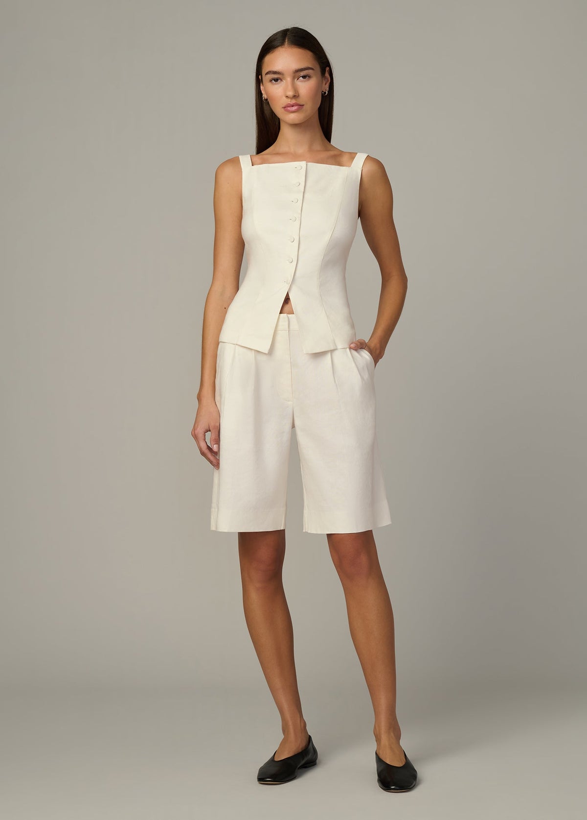 Joe's Jeans Sale THE BRODY BERMUDA SHORT Ecru
