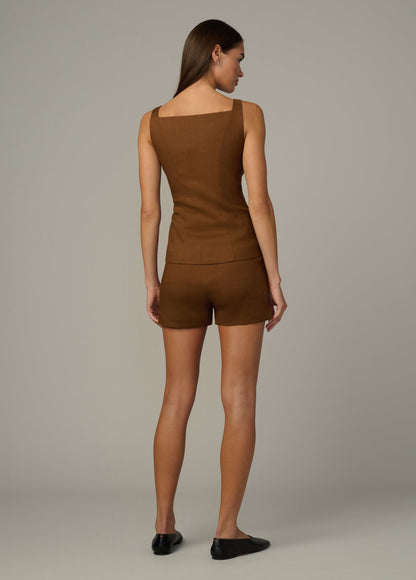 Joe's Jeans Sale THE FRANKIE TAILORED SHORTIE Chocolate