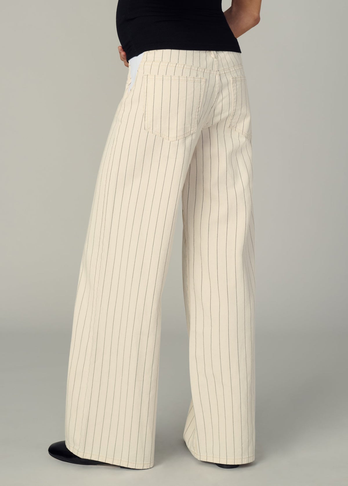 Joe's Jeans Sale THE LOU LOU MATERNITY Natural Stripe
