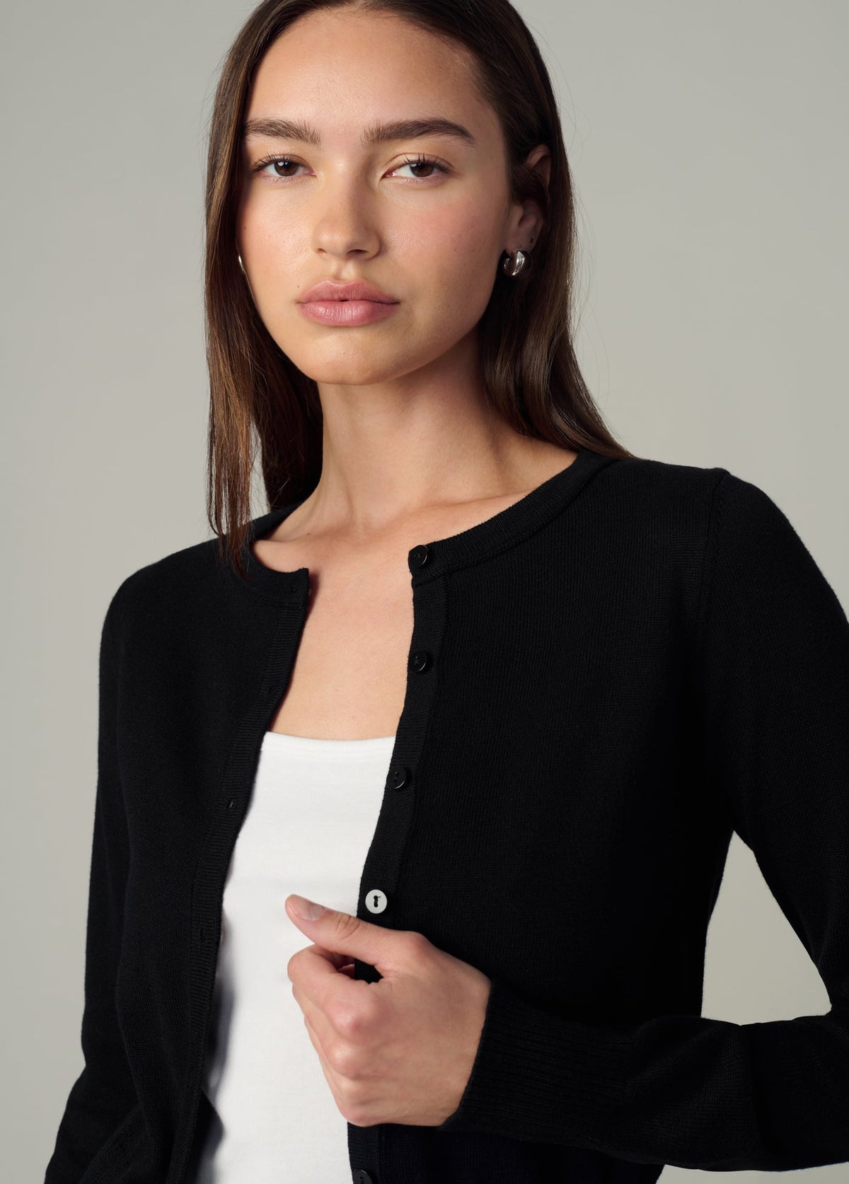Joe's Jeans Sale THE DANI COTTON CARDIGAN Black
