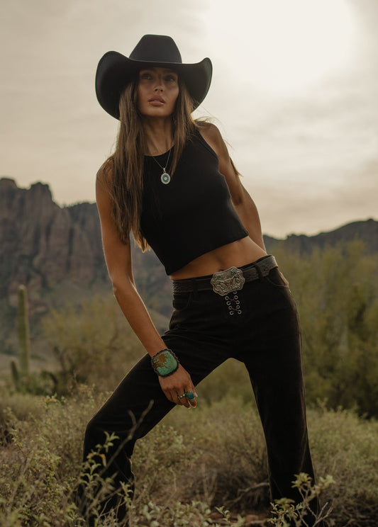 Joe's Jeans Sale THE RANCH TANK Black