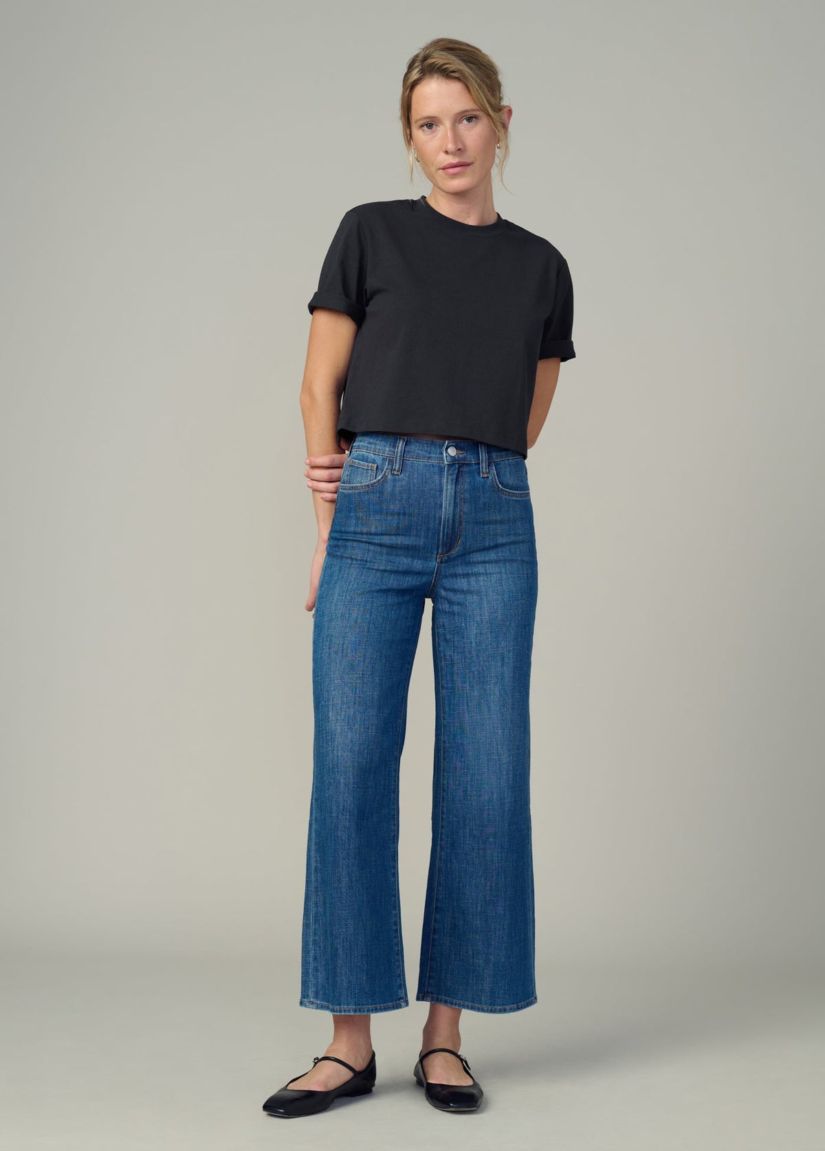 Joe's Jeans Sale THE BOXY TEE Black