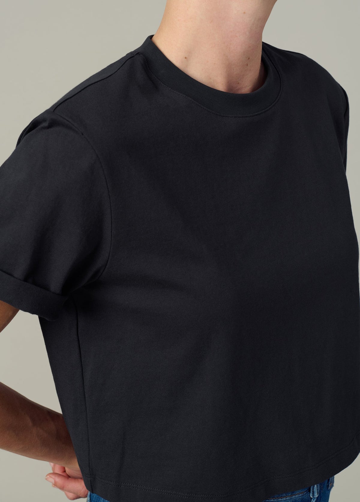 Joe's Jeans Sale THE BOXY TEE Black