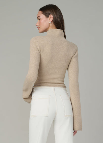 Joe's Jeans Sale THE JANE ROLL NECK SWEATER Camel