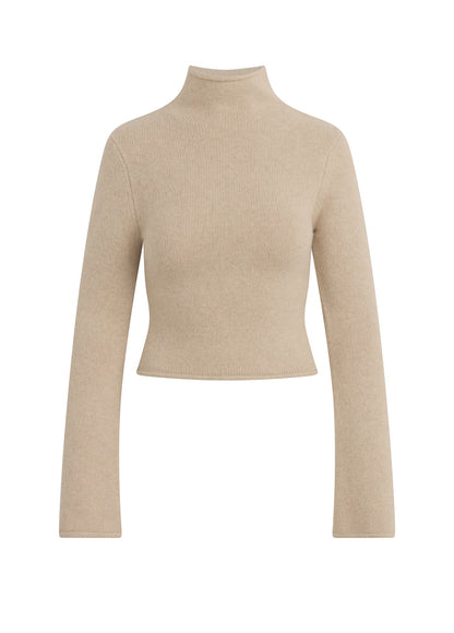 Joe's Jeans Sale THE JANE ROLL NECK SWEATER Camel