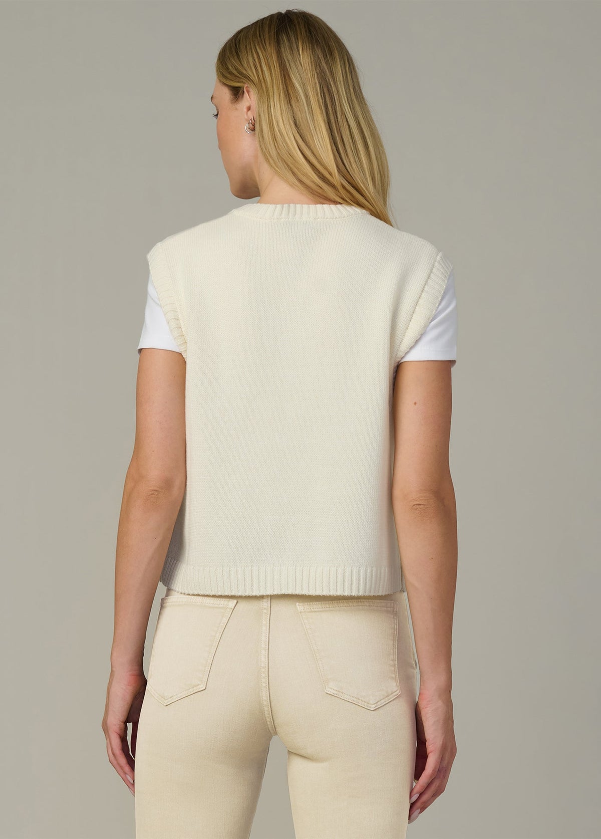 Joe's Jeans Sale THE NOA CARDIGAN VEST Ecru