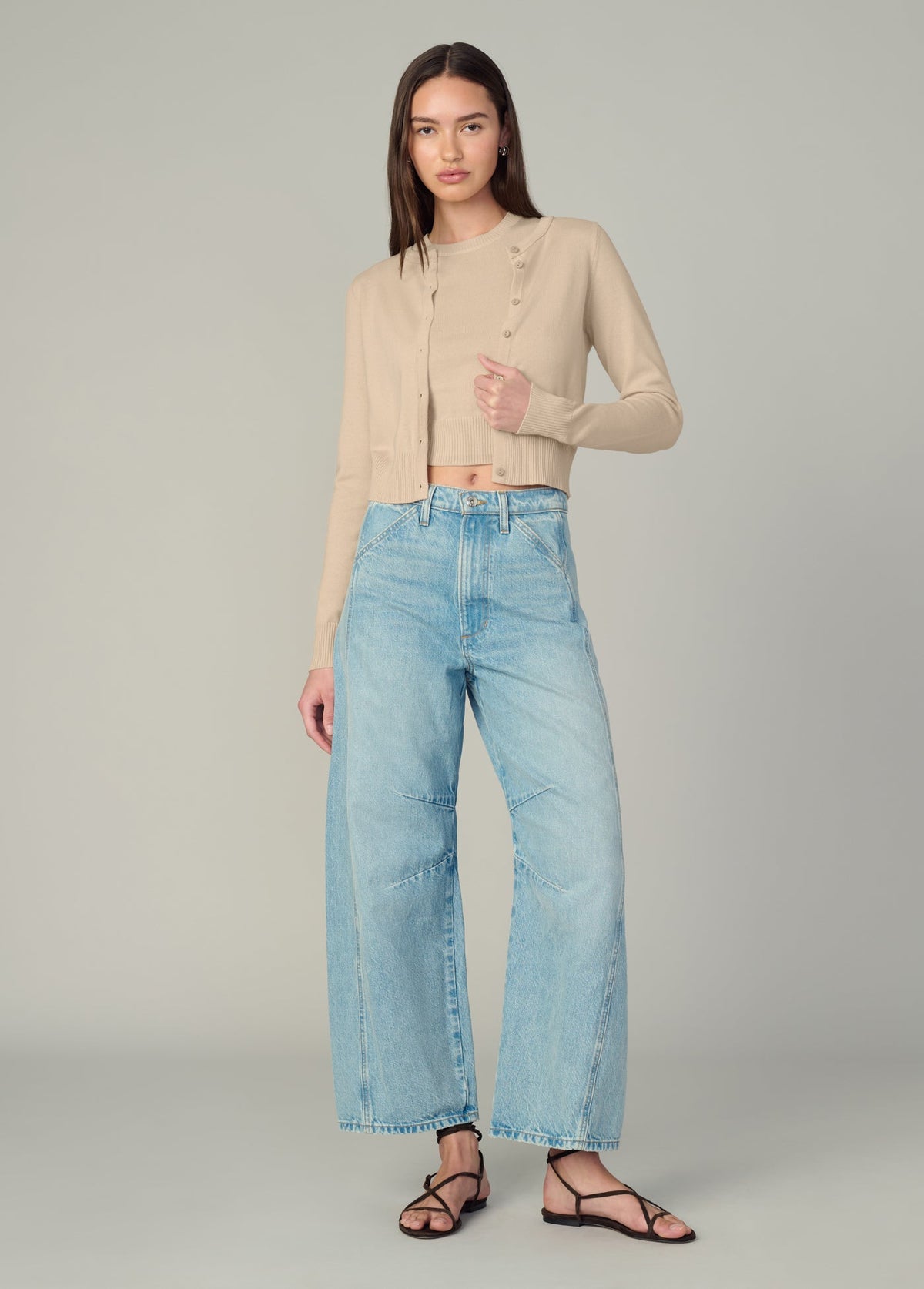 Joe's Jeans Sale THE DANI COTTON CARDIGAN Sand