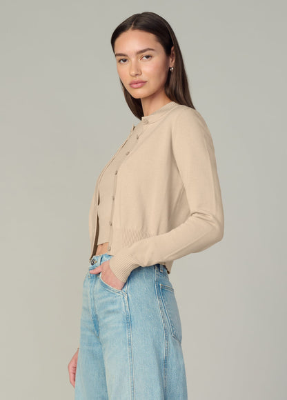 Joe's Jeans Sale THE DANI COTTON CARDIGAN Sand