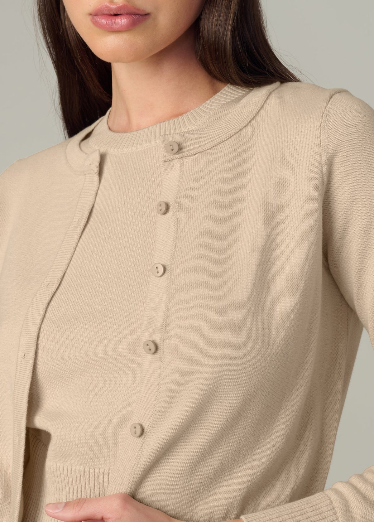 Joe's Jeans Sale THE DANI COTTON CARDIGAN Sand