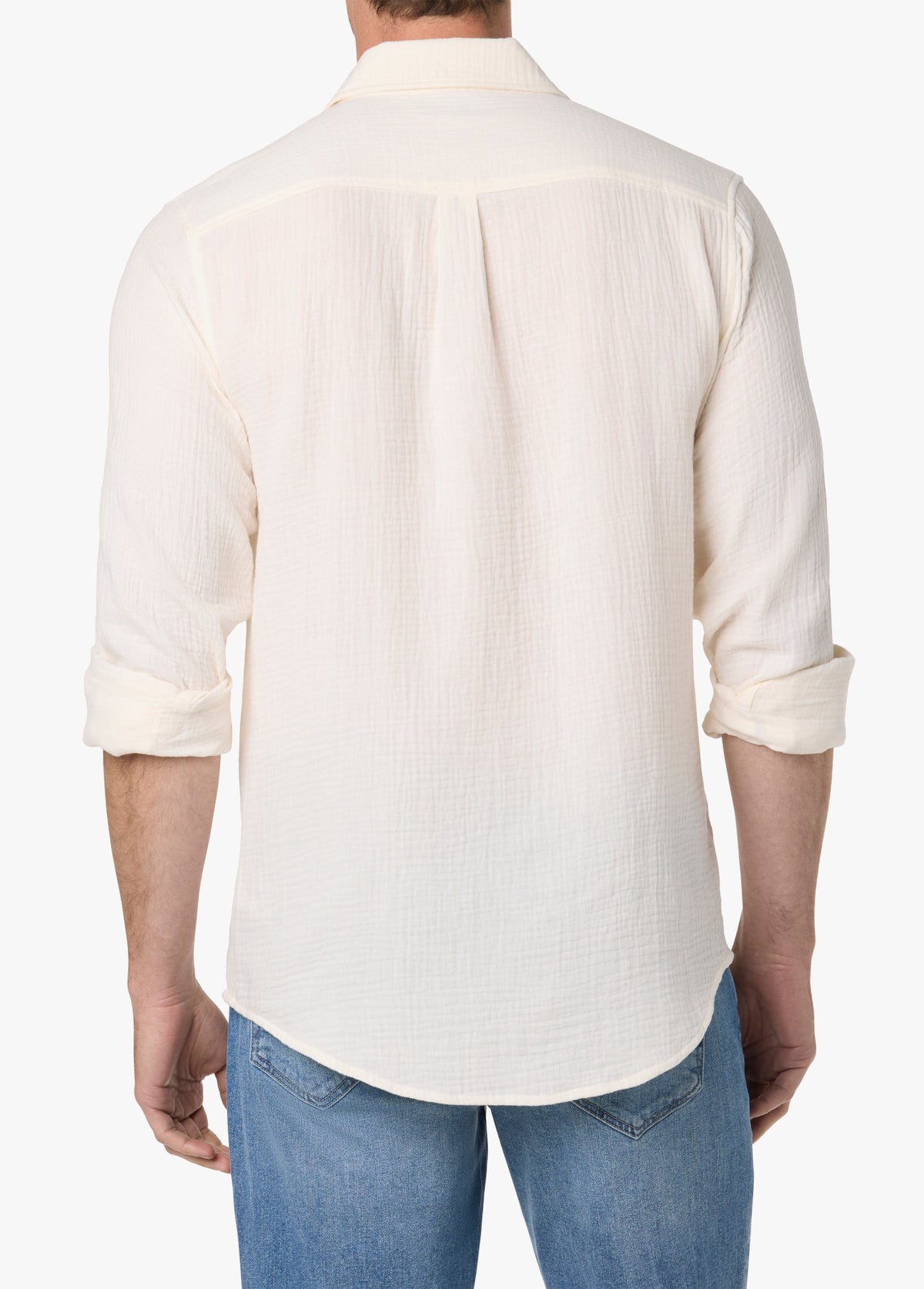 Joe's Jeans Sale LONG SLEEVE GAUZE SHIRT Ecru