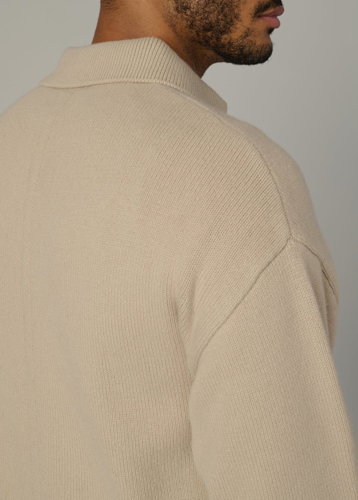 Joe's Jeans Sale RELAXED POLO SWEATER Simply Taupe