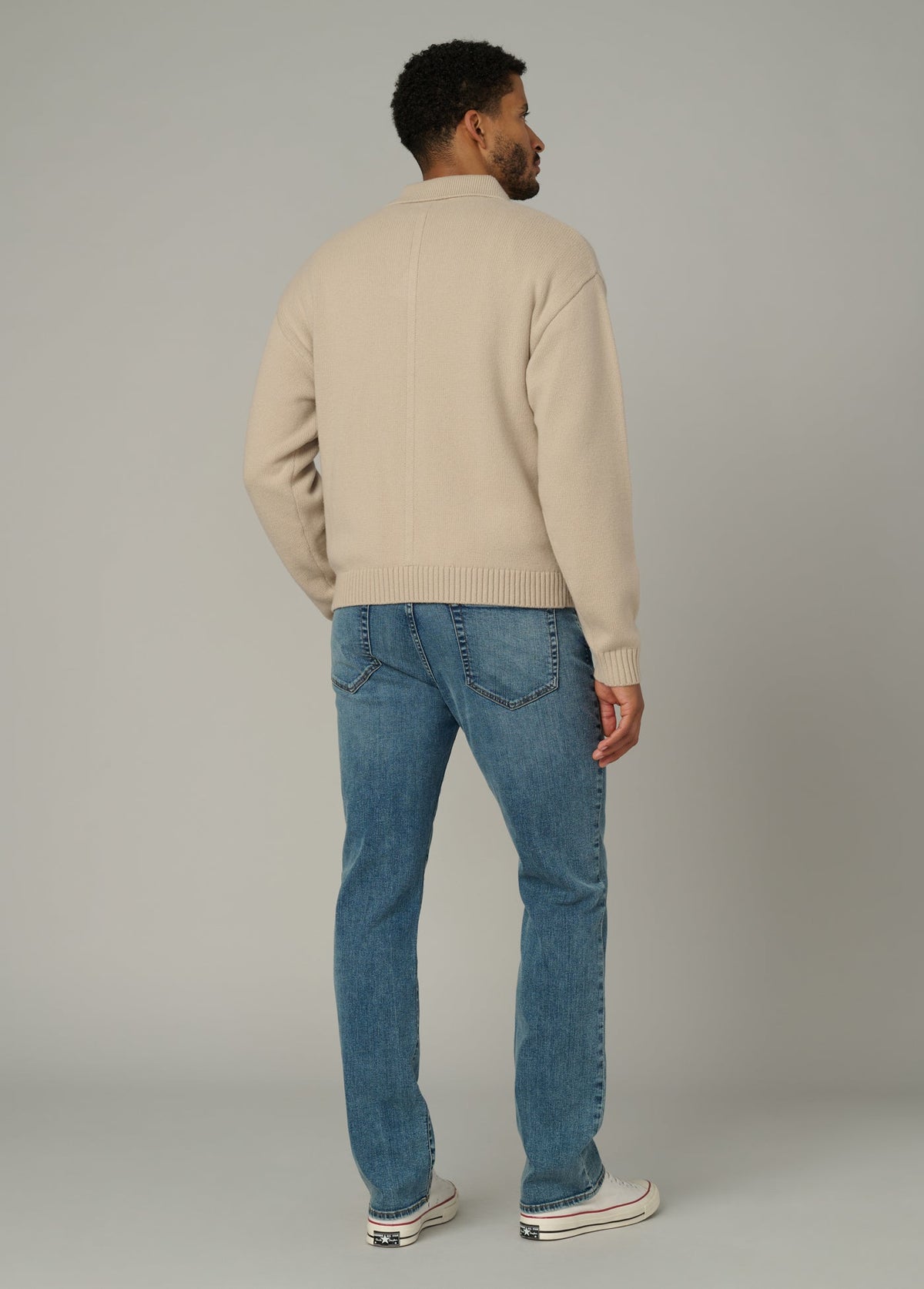Joe's Jeans Sale RELAXED POLO SWEATER Simply Taupe