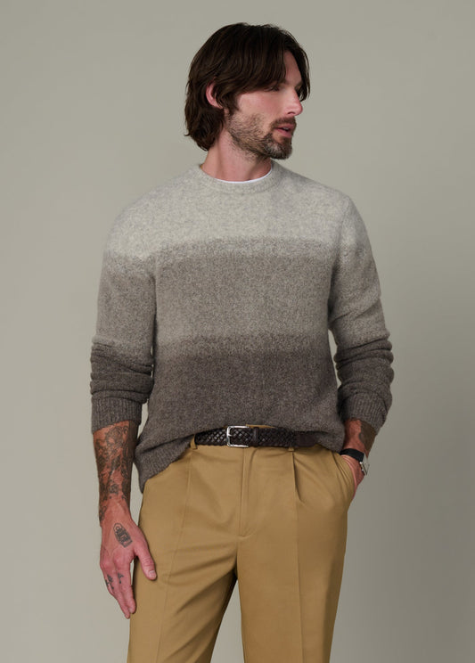 Joe's Jeans Sale OMBRE STRIPED CREW NECK Autumn Shades