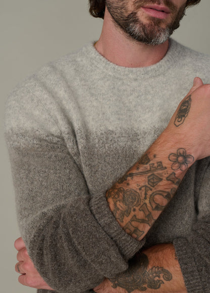 Joe's Jeans Sale OMBRE STRIPED CREW NECK Autumn Shades