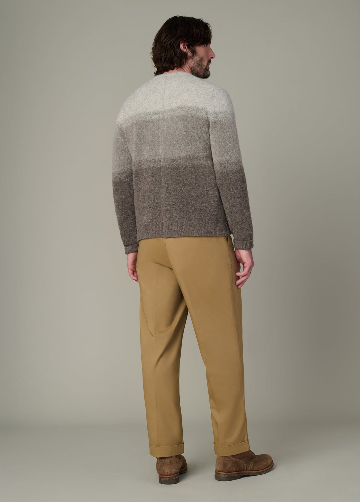 Joe's Jeans Sale OMBRE STRIPED CREW NECK Autumn Shades