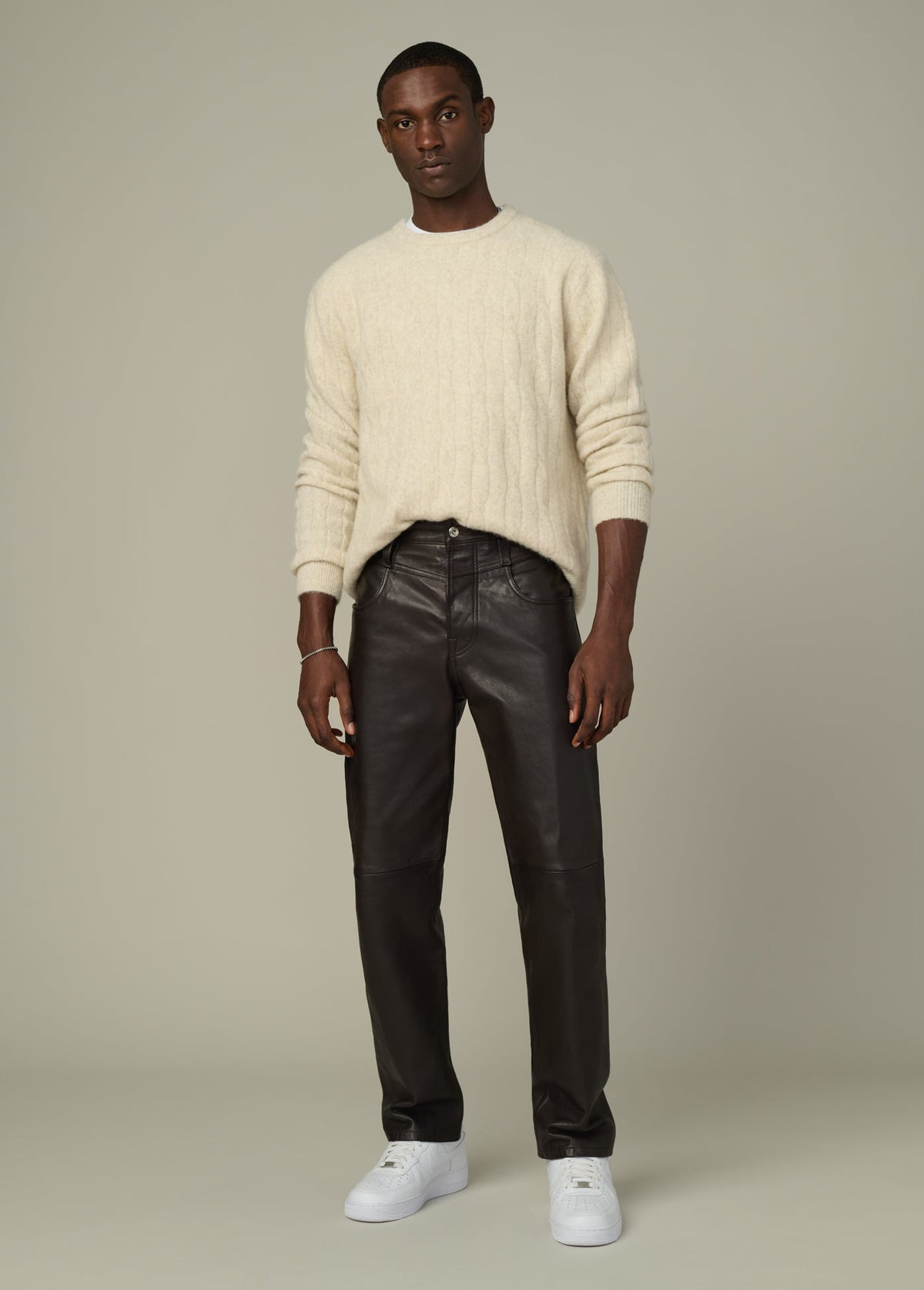 Joe's Jeans Sale THE ALPACA CABLE SWEATER Winter Sand