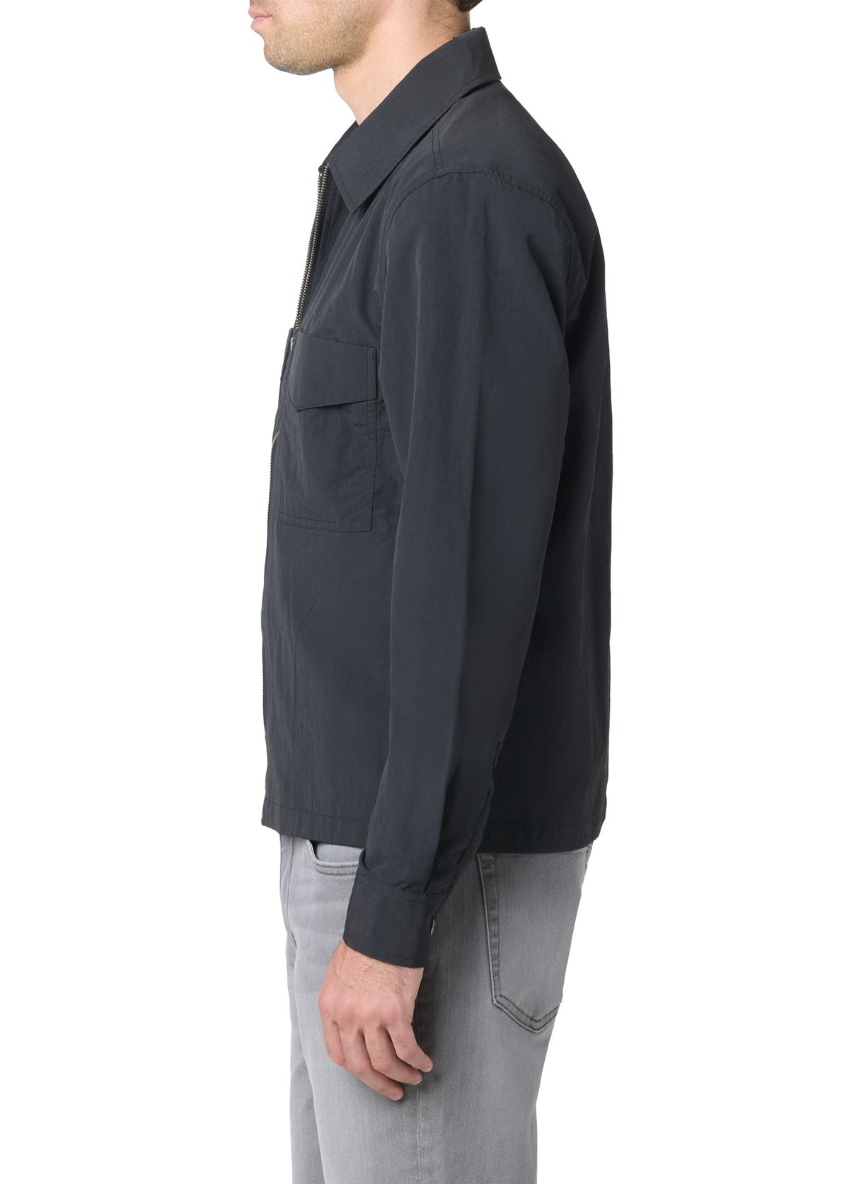 Joe's Jeans Sale NYLON ZIP JACKET Jet Black