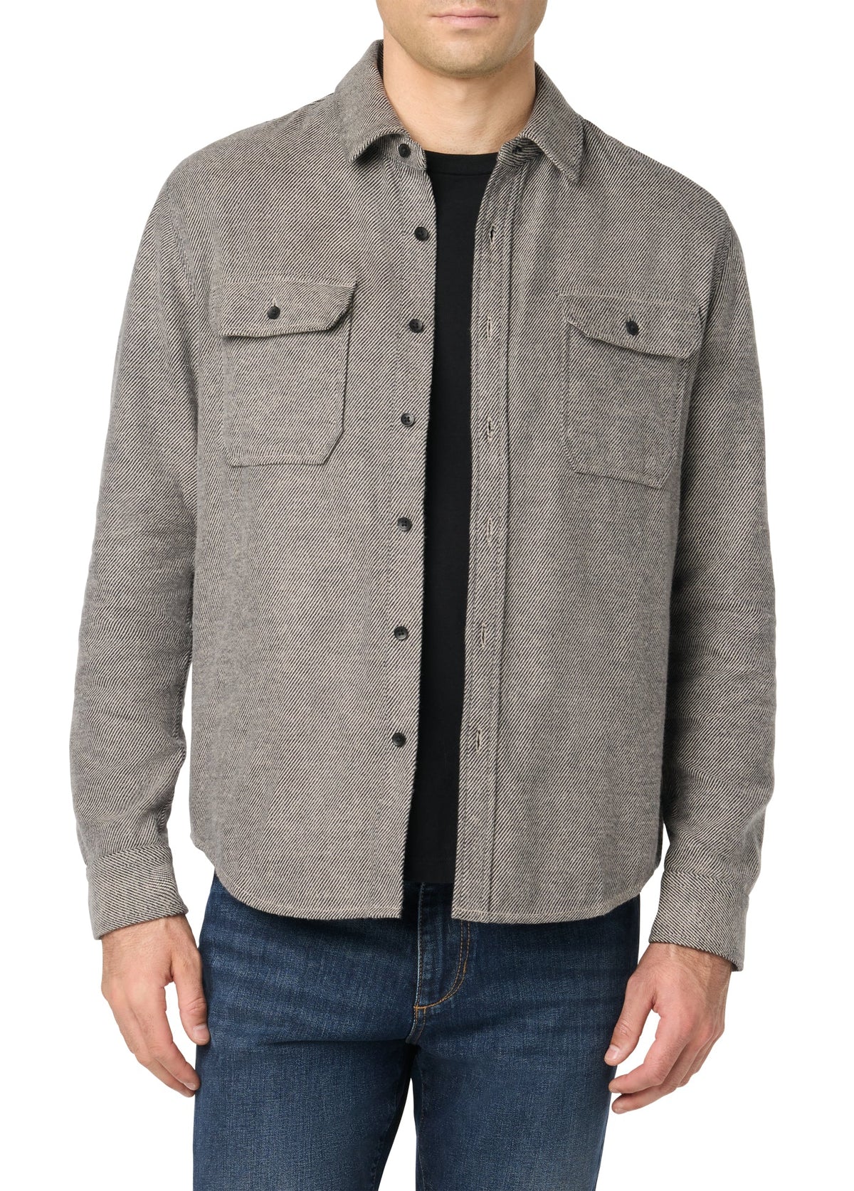 Joe's Jeans Sale FLANNEL OVERSHIRT Heather Grey
