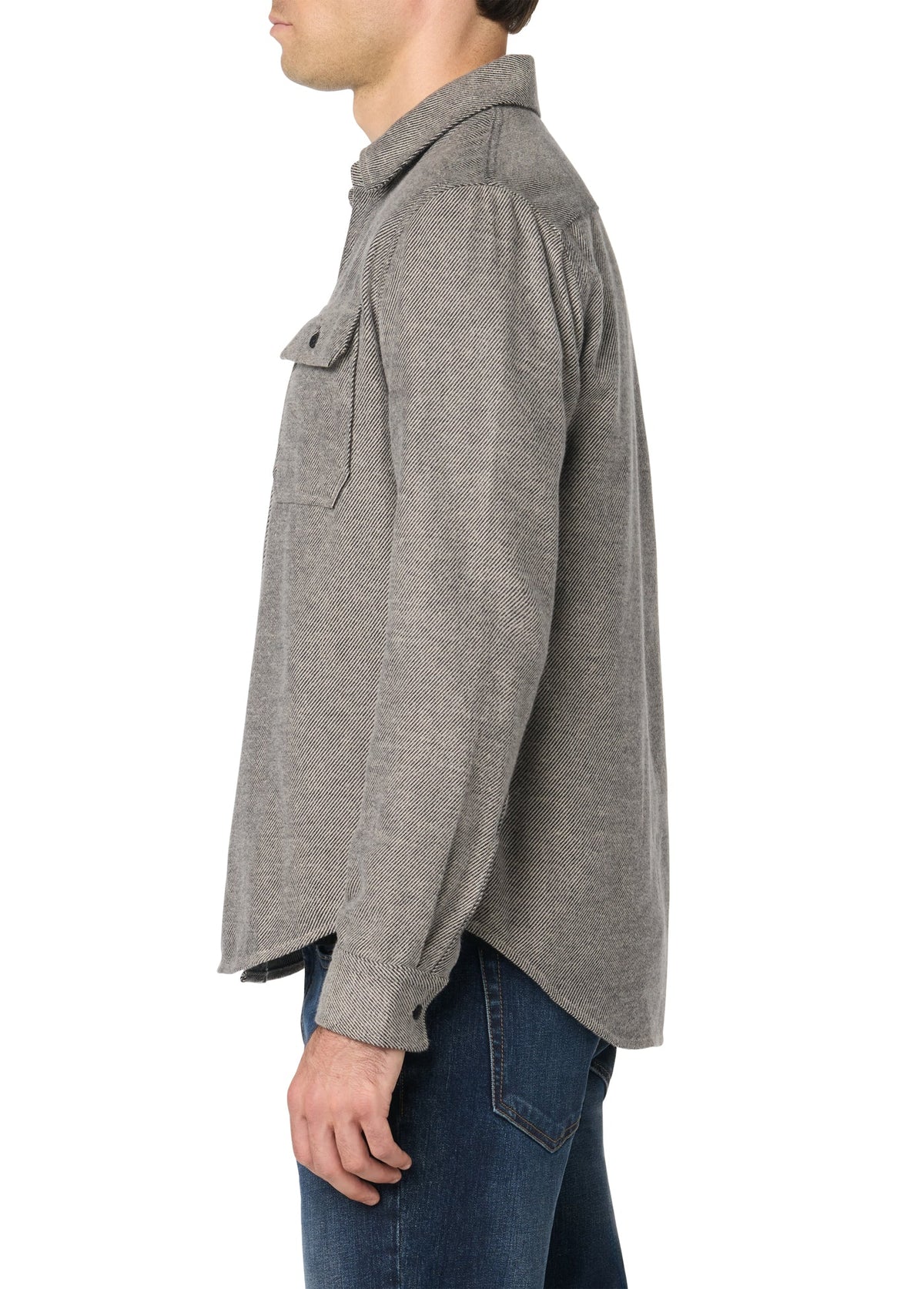 Joe's Jeans Sale FLANNEL OVERSHIRT Heather Grey